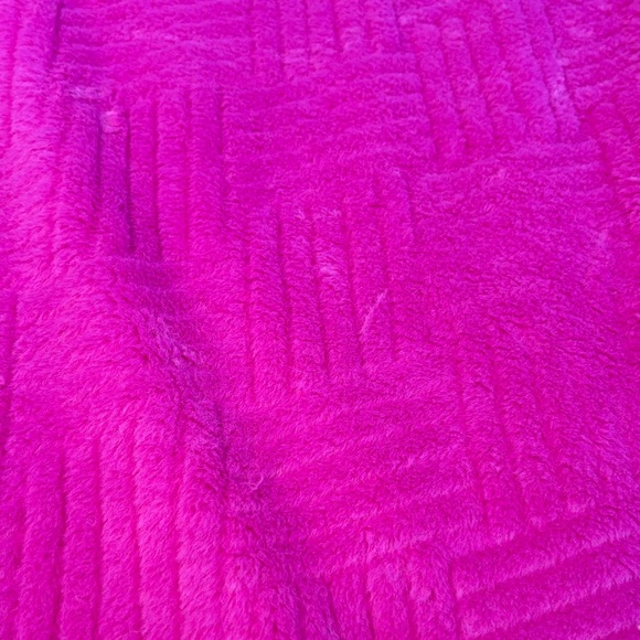 Nanette Lepore Vibrant Pink Fuzzy Sweater/Poncho - Picture 3 of 8